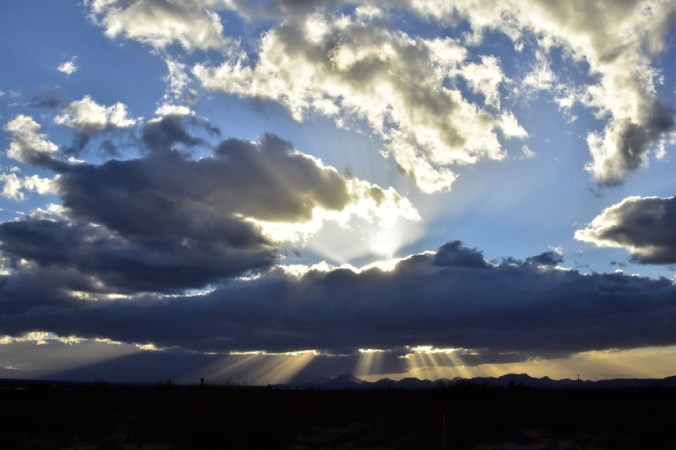 San Joaquino Sunset Drawing Water